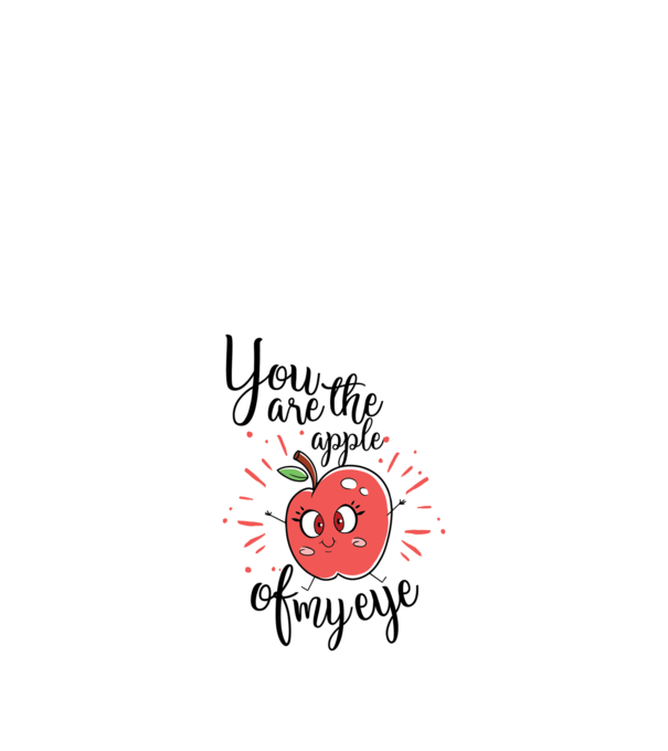 You drive me bananas you are the apple of my eye model negru pe tricou