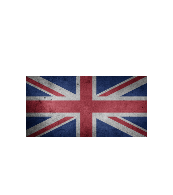 UNITED KINGDOM model alb pe tricou