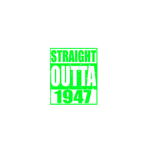Straight Outta - 1947 model negru pe tricou