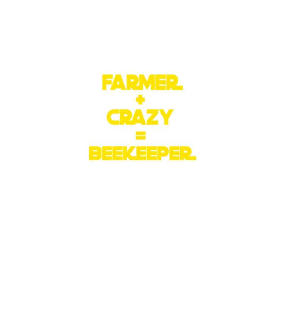 Farmer crazy beekeeper model negru pe tricou