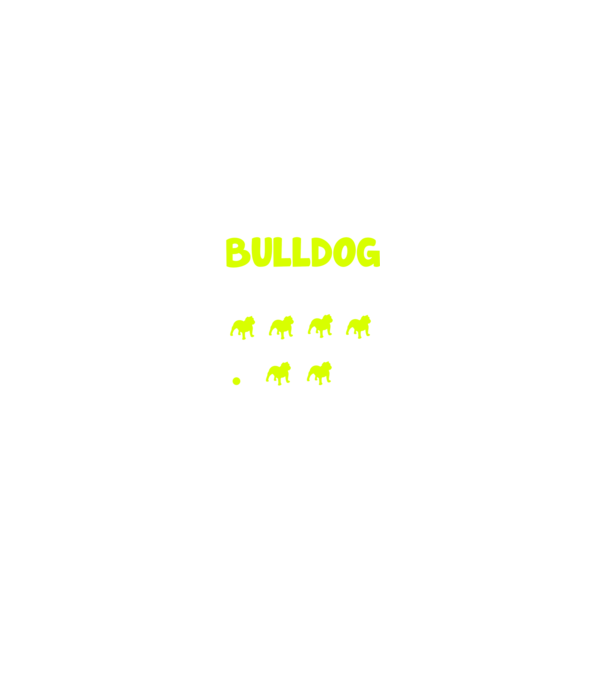trucuri ale unui bulldog englezesc încăpățânat stai, culcă-te, întoarce-te, vino, adu, bate palma, rămâi model negru pe tricou