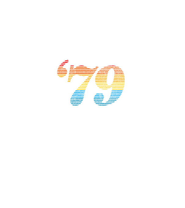 Retro Birthday 1979 model negru pe tricou