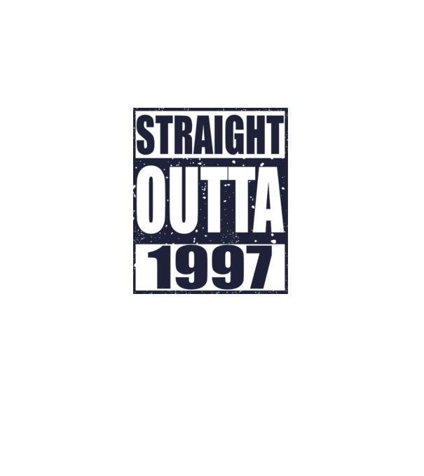 Straight Outta - 1997 model dusty pink pe tricou