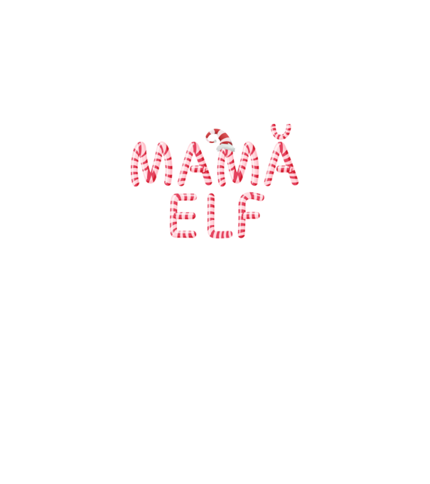 mamă elf model negru pe tricou