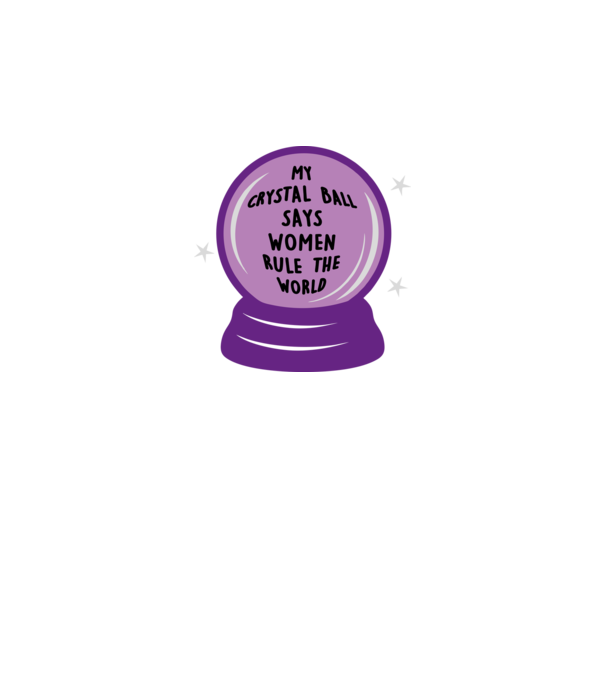 Women rule the world model negru pe tricou