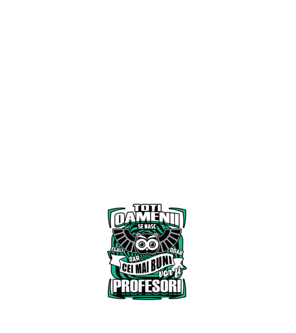 Toți oamenii profesori model negru pe tricou