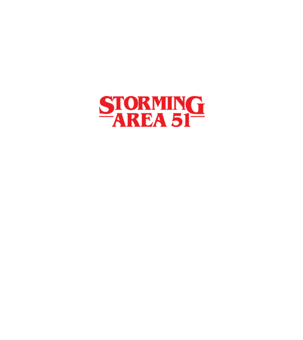 storming area 51 things model negru pe tricou