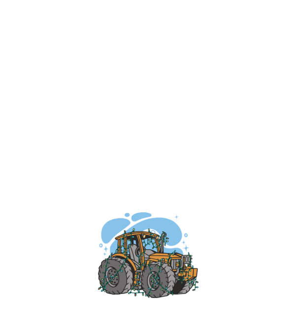 TRACTOR model roz deschis pe tricou