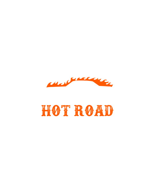 Hot road cartel model negru pe tricou