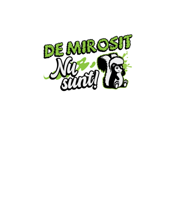 De mirosit nu sunt model negru pe tricou