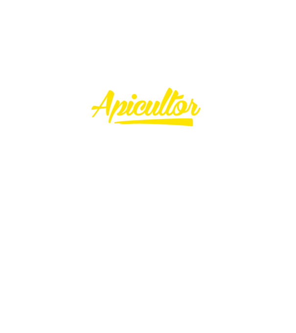 Apicultor model negru pe tricou
