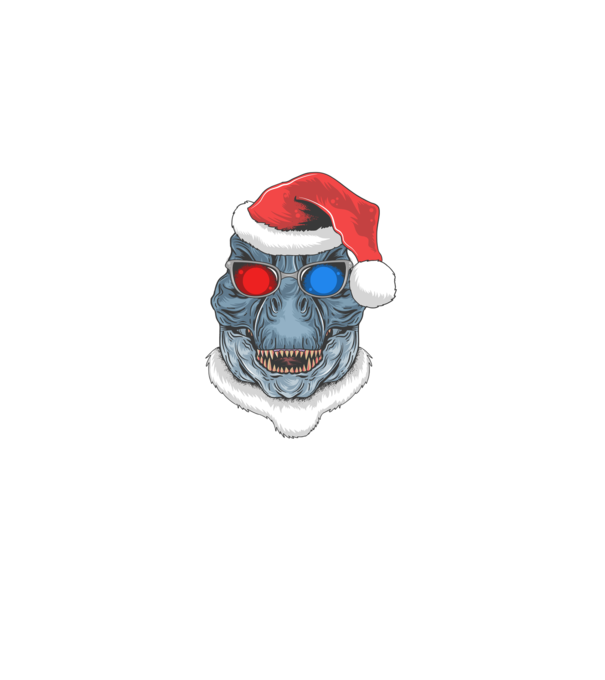 Santasaurus Rex model verde pe tricou