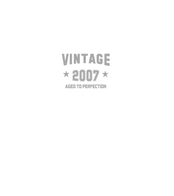Vintage - 2007 model gri pe tricou