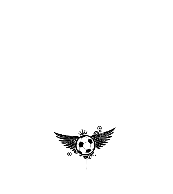 Aripă fotbal model negru pe tricou