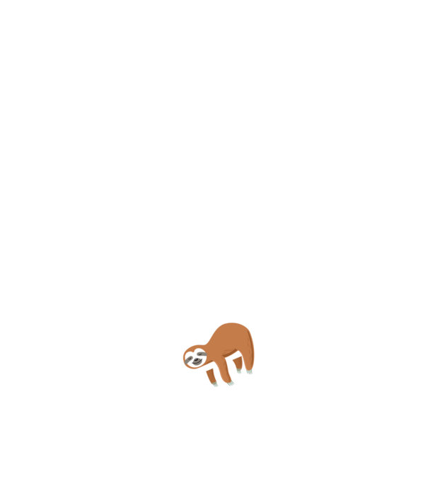 Just do it later sloth model negru pe tricou