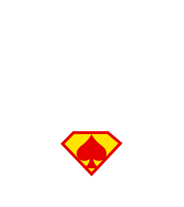 Supersportiv JUCĂTOR DE POKER model negru pe tricou