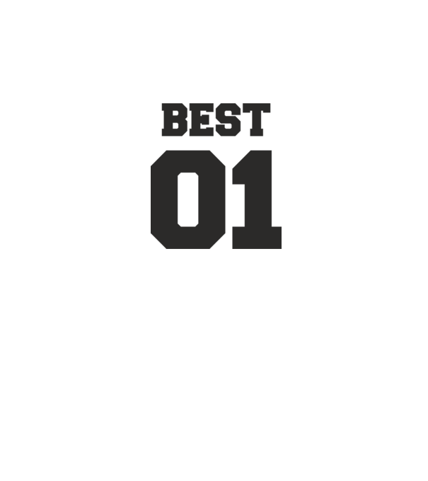 Best 01 model alb pe tricou