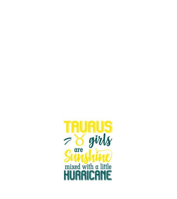 Sunshine with Hurricane TAURUS model alb pe tricou