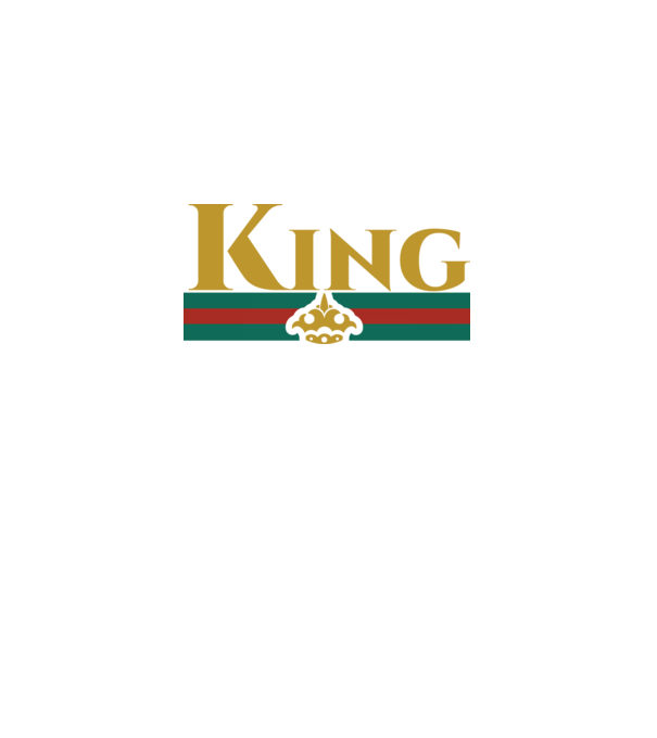 Gucci king model negru pe tricou