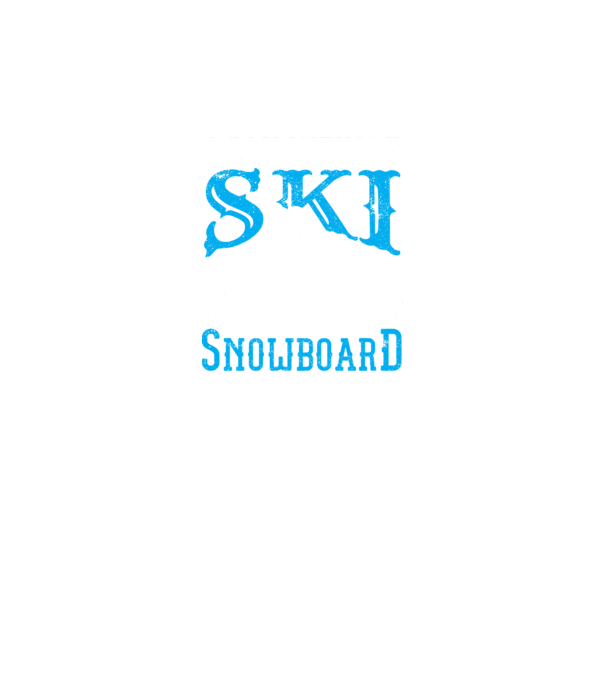 Day without SKI model negru pe tricou