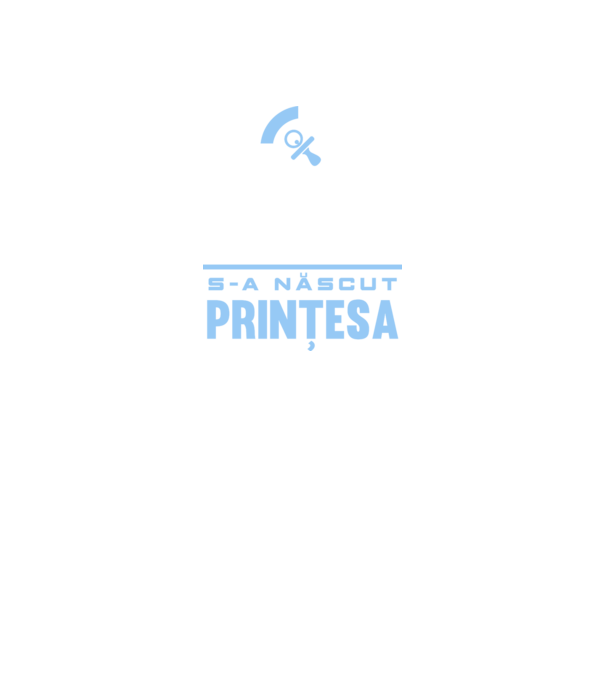 Misiune îndeplinită - s-a născut prințesa model negru pe tricou