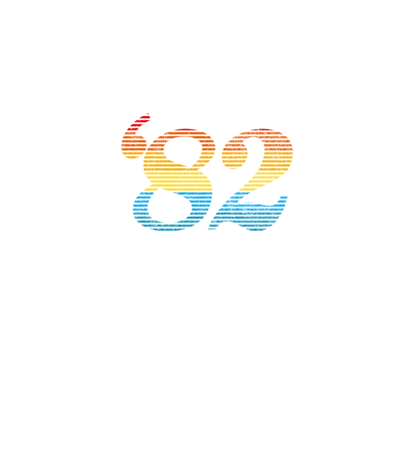 Retro Birthday 1982 model alb pe tricou