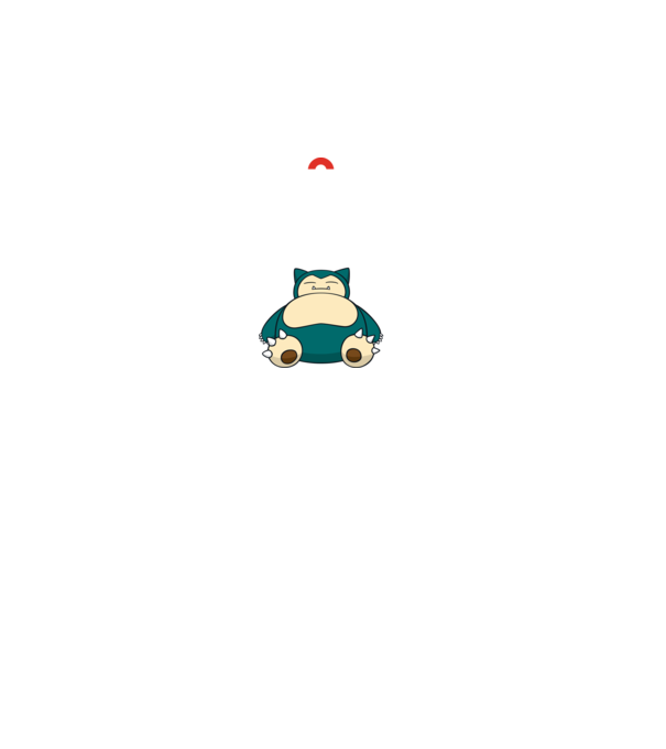 Keep Calm Snorlax model negru pe tricou
