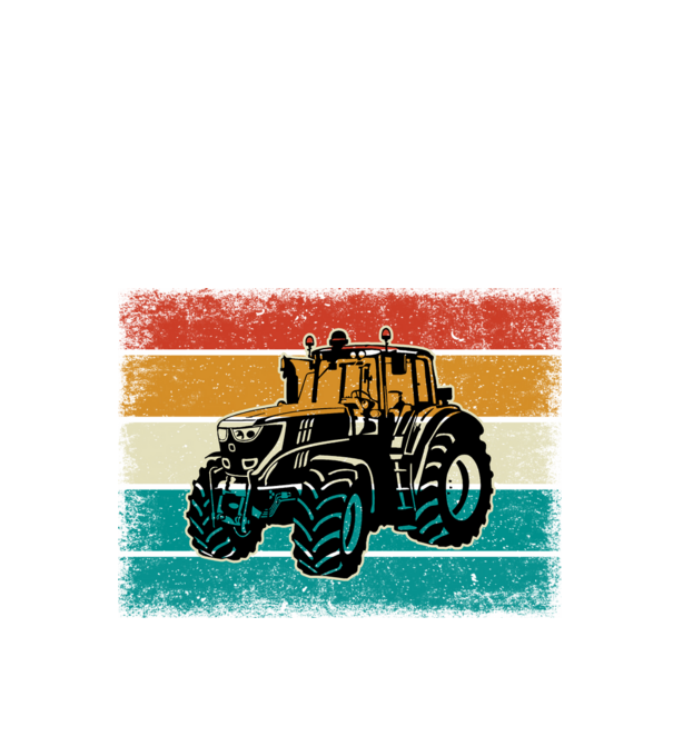 TRACTOR model negru pe tricou