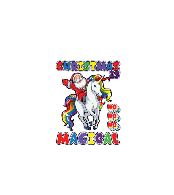 CHRISTMAS IS MAGICAL model negru pe tricou