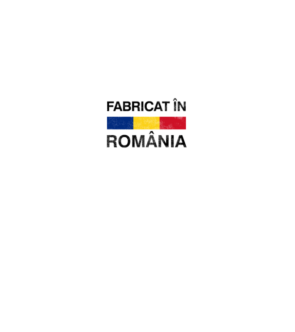 Fabricat în România model negru pe tricou