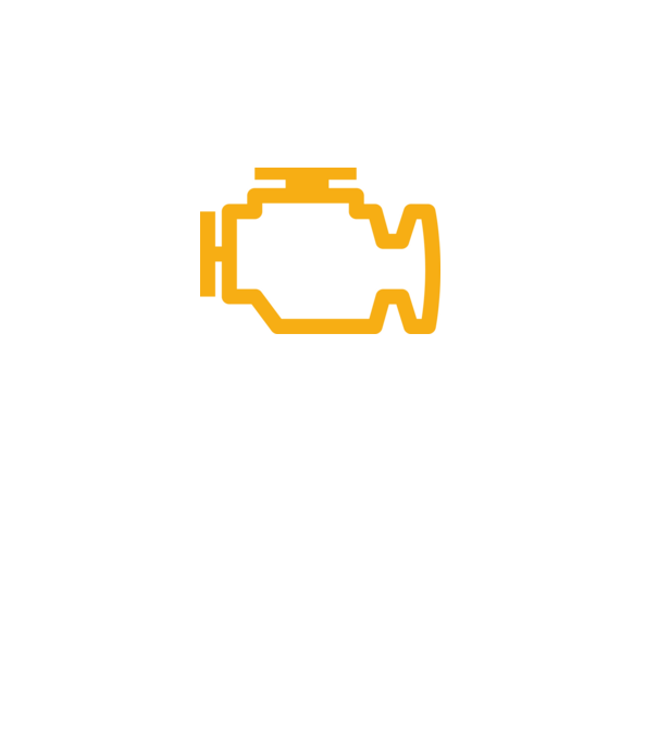 check engine model negru pe tricou