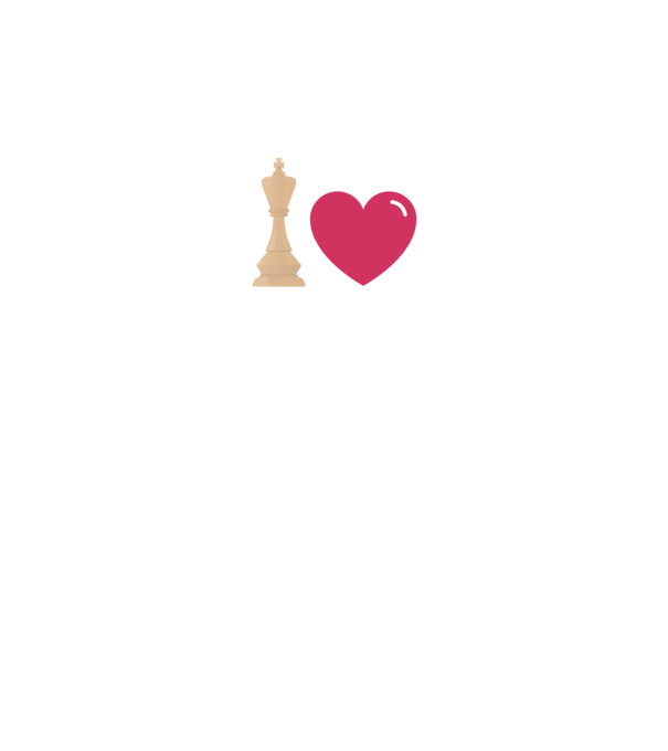 Love chess model negru pe tricou