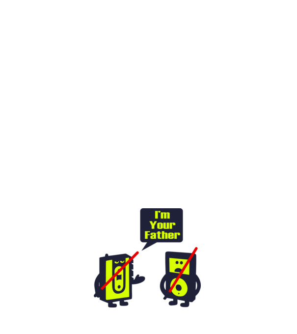 'I''m Your Father 1' model albastru deschis pe tricou