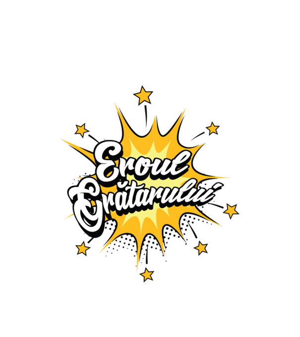 Eroul Grătarului model alb pe tricou