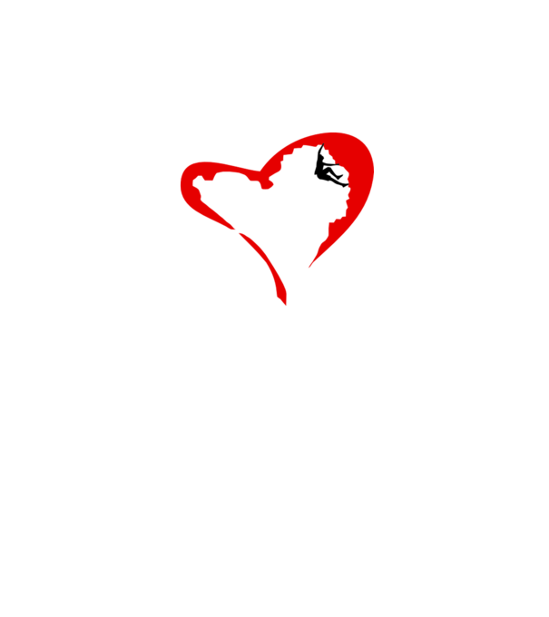 heartclimb model alb pe tricou