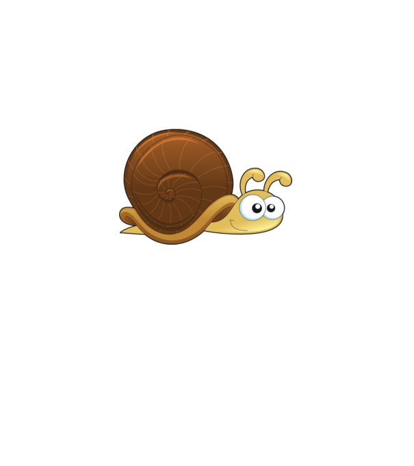 Snail model gri pe tricou