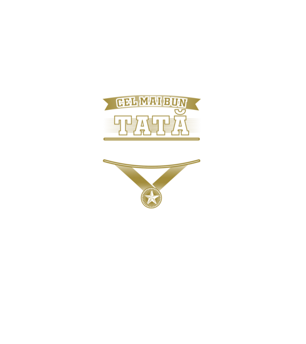 Cel mai bun tată tatuat model negru pe tricou