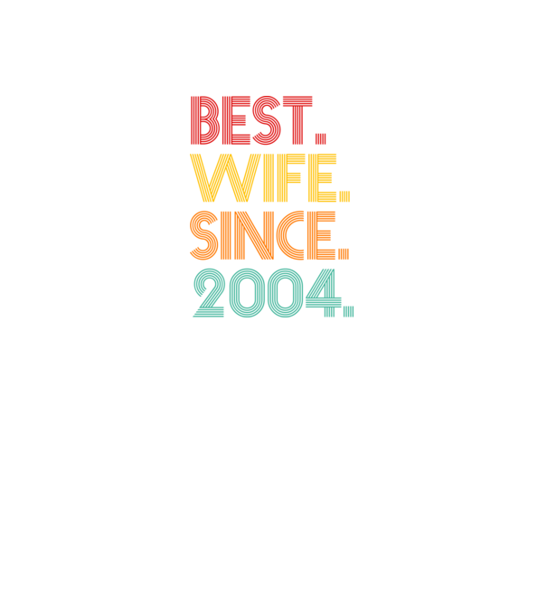 best wife since 2004 retro model negru pe tricou