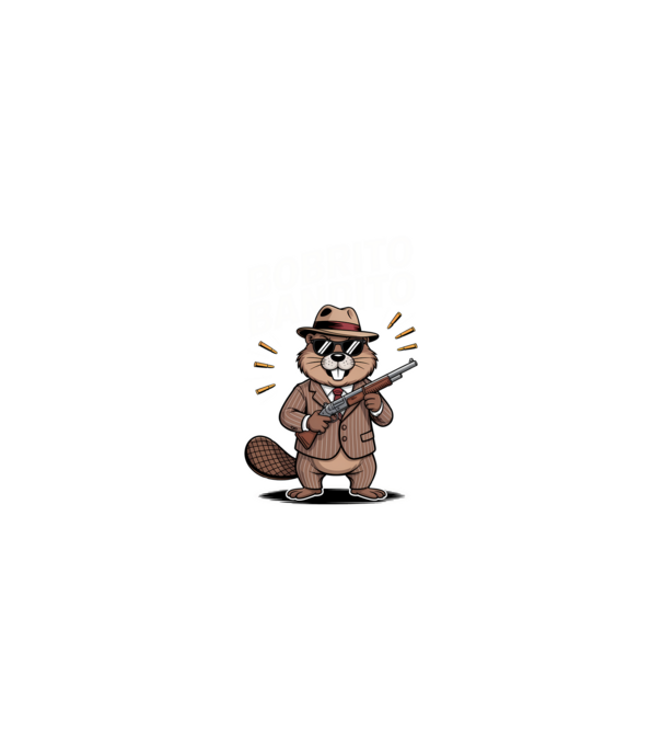 Bobrito Bandito model nisipiu pe tricou