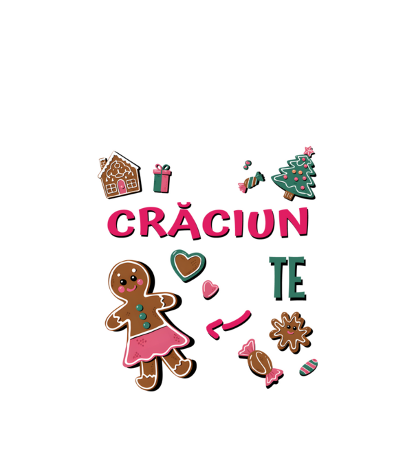 Tot ce-mi doresc de Crăciun să TE Femei Negru model alb pe tricou