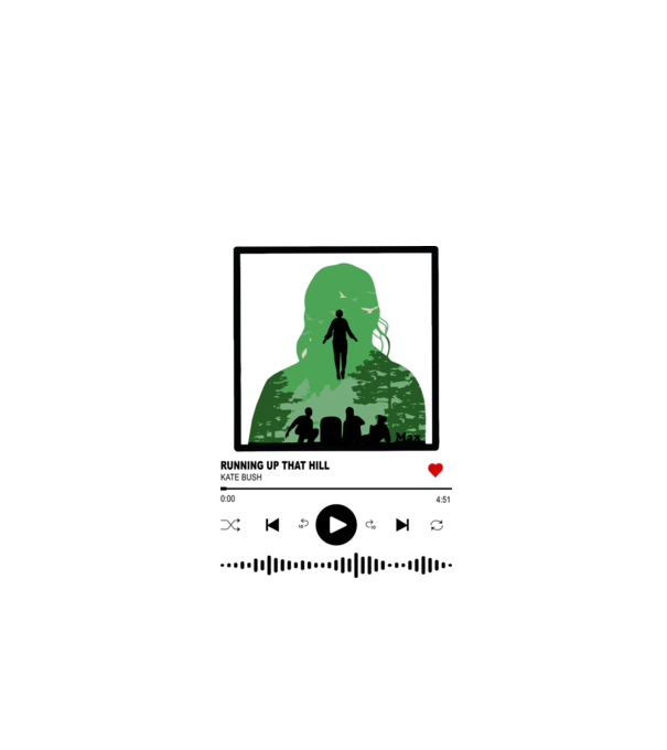 maxs favourite song stranger things model verde de măr pe tricou