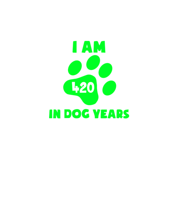 Dog Year - 420 model negru pe tricou