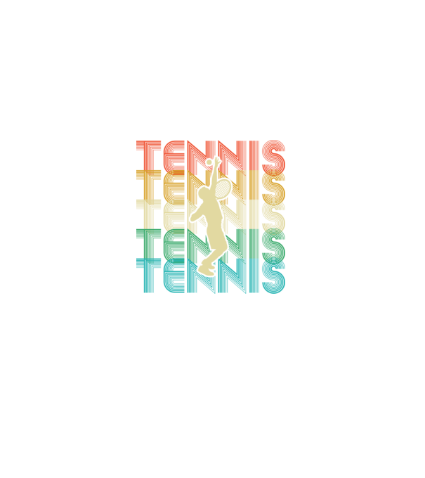 Tennis retro model negru pe tricou