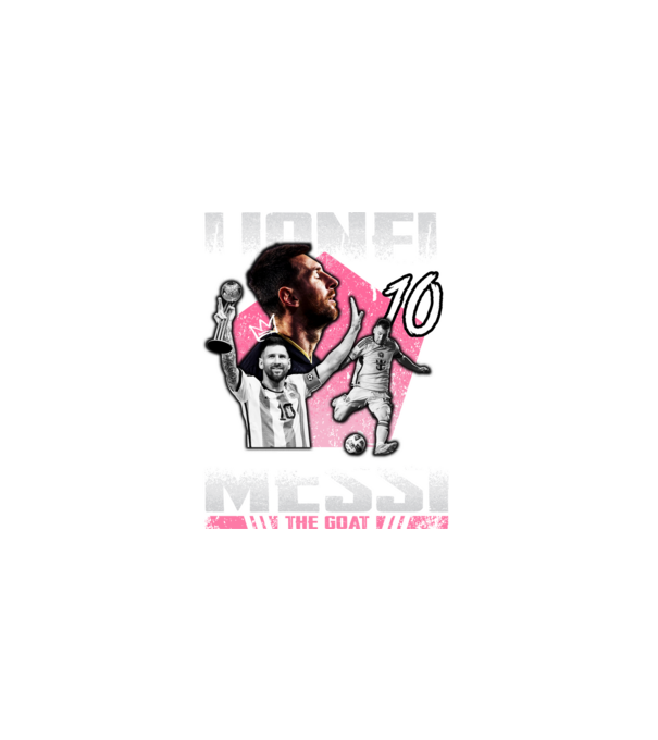 Messi tribute model negru pe tricou