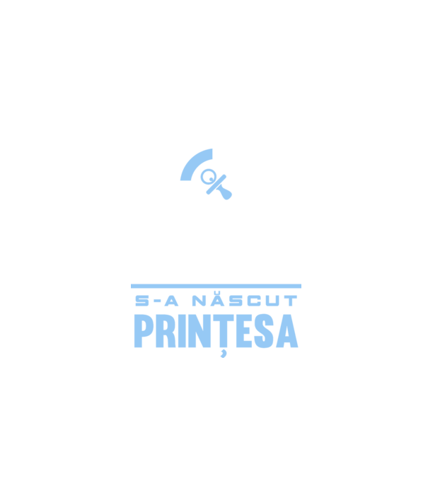 Misiune îndeplinită - s-a născut prințesa model negru pe tricou