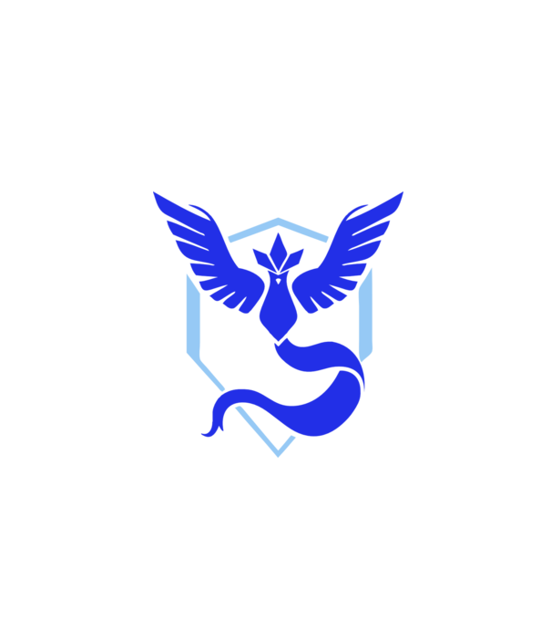 Mystic team logo model alb pe tricou