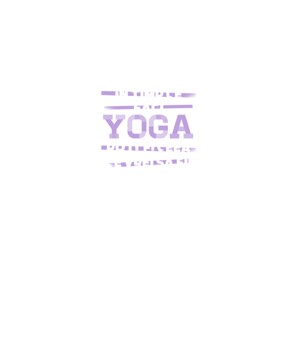 în timp ce faci yoga poți fi ceea ce vrei să fii - în acel moment model negru pe tricou