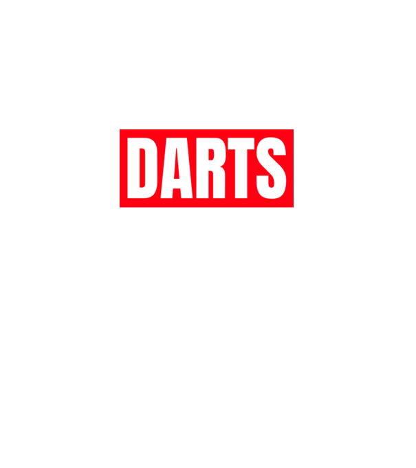 DARTS HERO model negru pe tricou