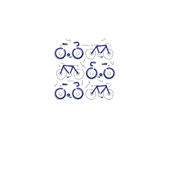 Bikes model roz pe tricou