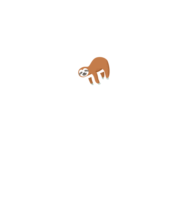 Just do it later sloth model negru pe tricou